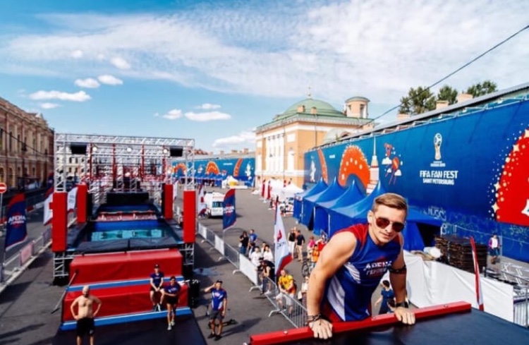 August 16-18, 2019, the sport project named "Arena of Heroes", St. Petersburg, Konyushennaya square 